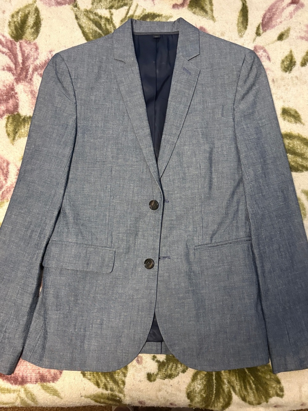 Crewcuts Light Blue Two-Button Sport Coat chambray 14